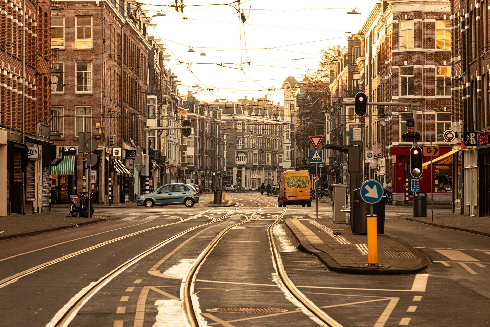 Ochtendlicht in Amsterdam, uit de serie Goodmorning in Amsterdam