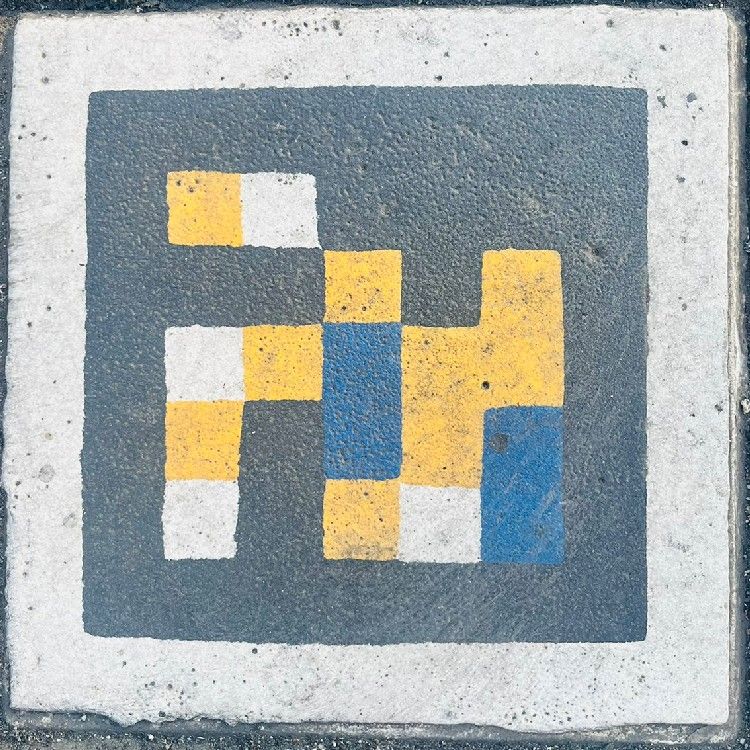 Tegeltje uit de serie Tiles of Amsterdam