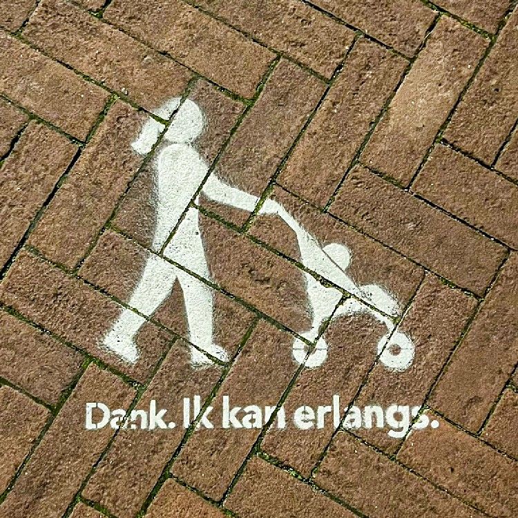 Tegeltje uit de serie Tiles of Amsterdam