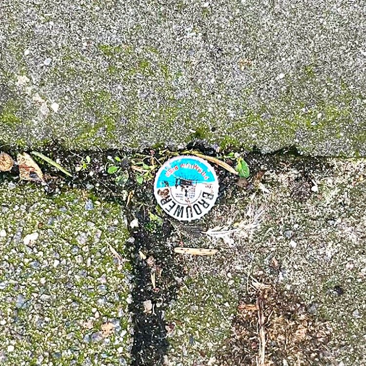 Tegeltje uit de serie Tiles of Amsterdam