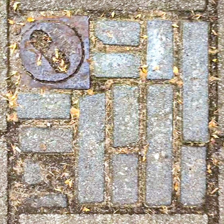 Tegeltje uit de serie Tiles of Amsterdam