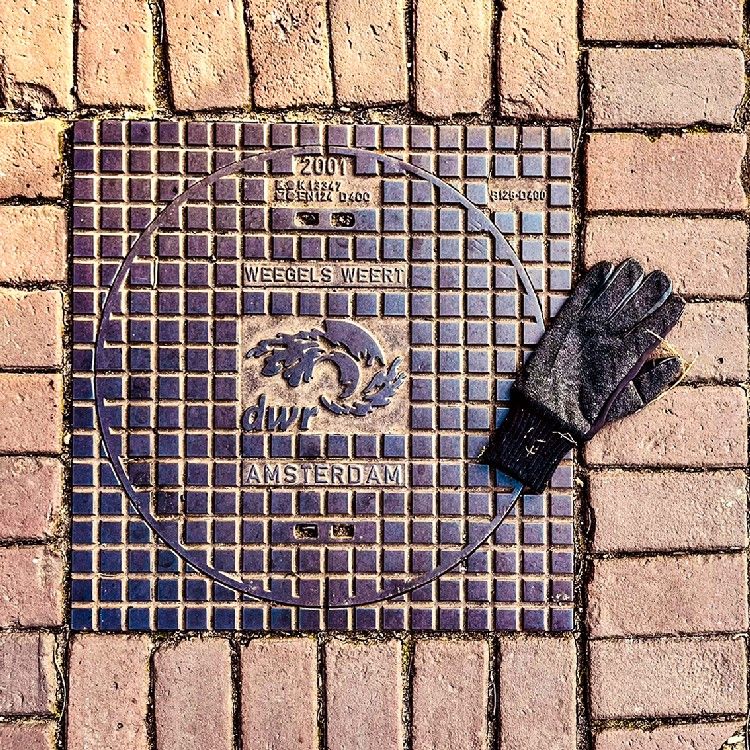Tegeltje uit de serie Tiles of Amsterdam