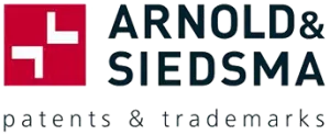 Arnold & Siedsma logo. Octrooi- en merkenbureaus voor intellectueel eigendom.