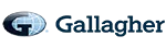 Gallagher horizontaal logo. 3D-weergave van het Gallagher-logo, gefotografeerd door Joep van Drunen Photography. Zakelijke uitstraling.