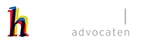 Logo Hupkes Advocaten: Kleurrijke 'h' en tekstlogo. Professioneel juridisch advies. Joep van Drunen Photography.